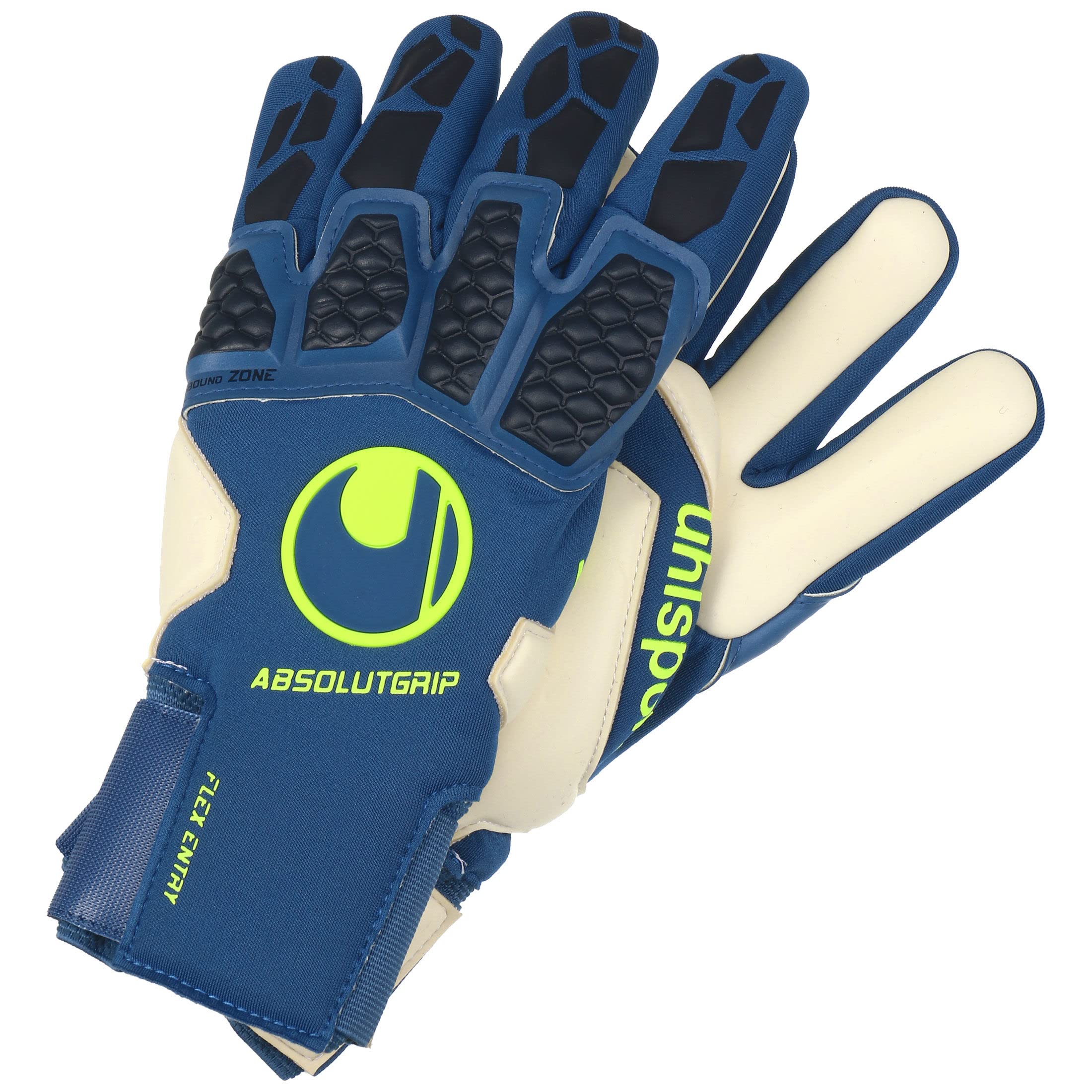 Uhlsport Absolutgrip TW-HS Guanti Da Portiere Calcio - Taglio Surround, Lattice, Colore Rosso - 5
