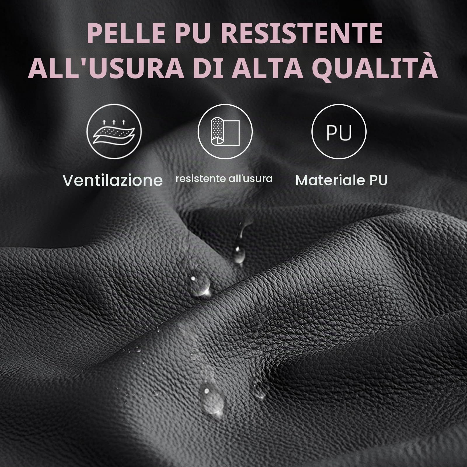 GTPLAYER Sedia da gioco, sedia da ufficio, sedia da gioco con altoparlante e barra luminosa, sedia da giocatore, schienale con custodia, sedia ergonomica PC con telecomando