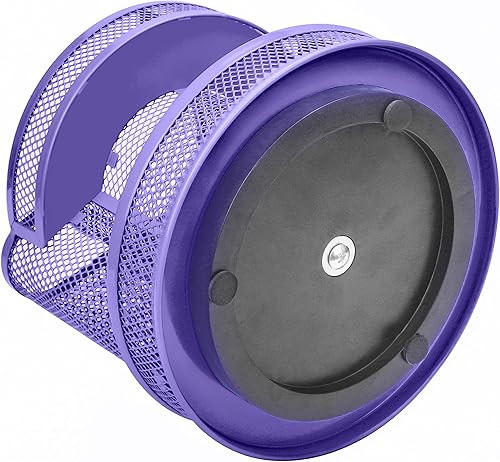 Miniatura 6 de Annova Organizador de escritorio de malla giratorio con 5 compartimentos, soporte redondo para caramelosbolígrafos, accesorios de escritorio,