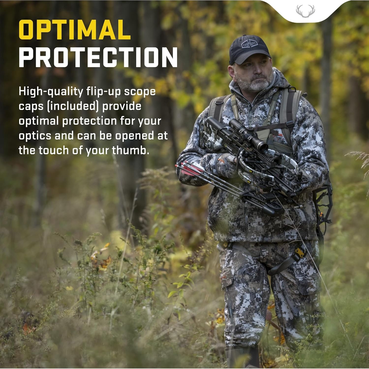 TenPoint EVO-X Marksman Elite 3.0 Scope, Veil Alpine - Calibrated for 20 to 100 Yards - Brightest, Most Accurate Variable Speed Crossbow Scope - Accommodates Crossbows Shooting 300-550 FPS