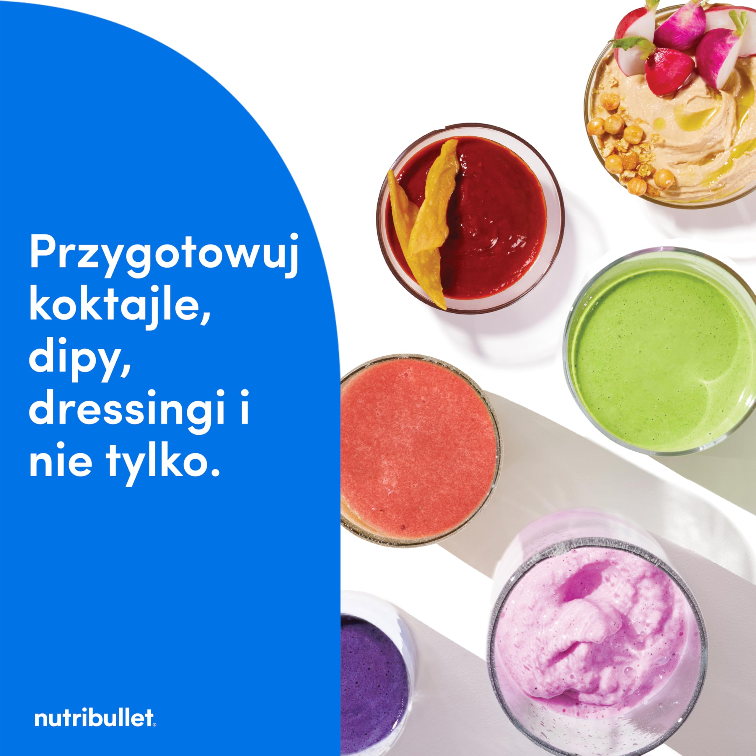 nutribullet Original 600, blender elektryczny, rozdrabniacz, smoothie maker, blender wielofunkcyjny, moc 600 W, Czarny, NB603B