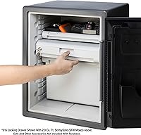 Vista 4 de SentrySafe - Cajón de bloqueo de plástico blanco para cajas fuertes ignífugas e impermeables SFW205, accesorio de estante multiposicional para cajas