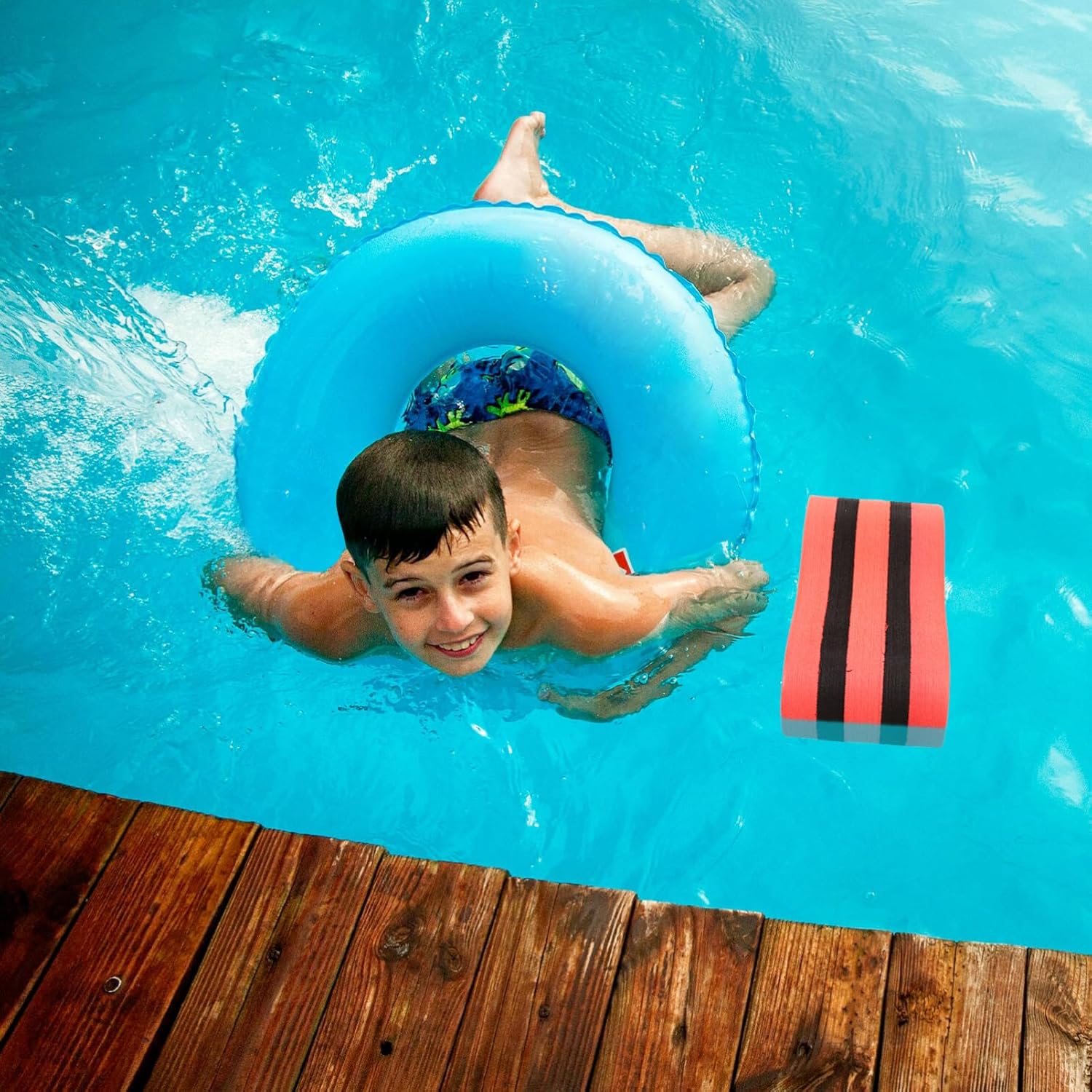 VICASKY 5pcs Swimming Supplies Pull Board Pull Buoy Swim Training Leg Float Eva Material Enhance Upper Body Strength