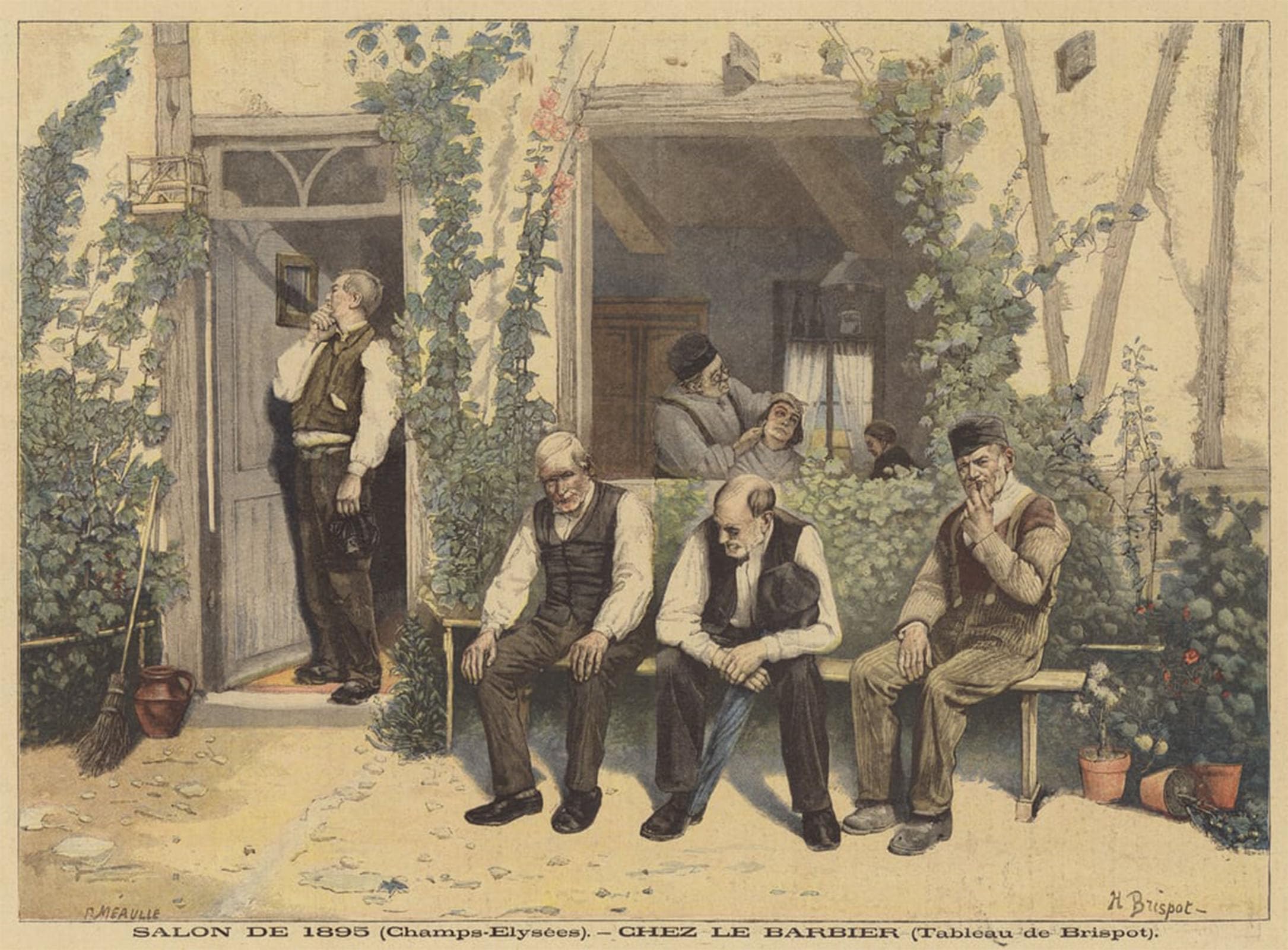 Art Mural Oeuvre Dimpression Affiche H. Brispot Décoration Bureau 60x90