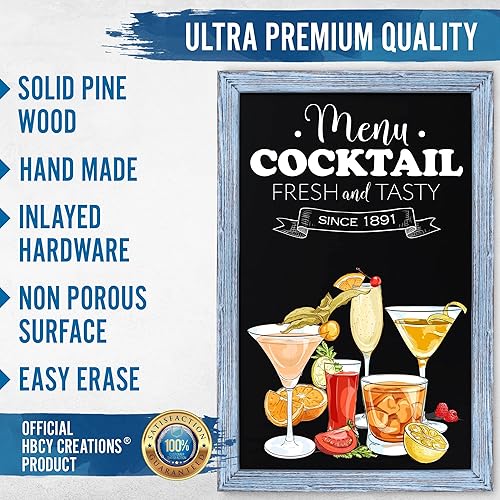 Vista 90 de HBCY Creations - Pizarras magnéticas de pared, estilo rústico