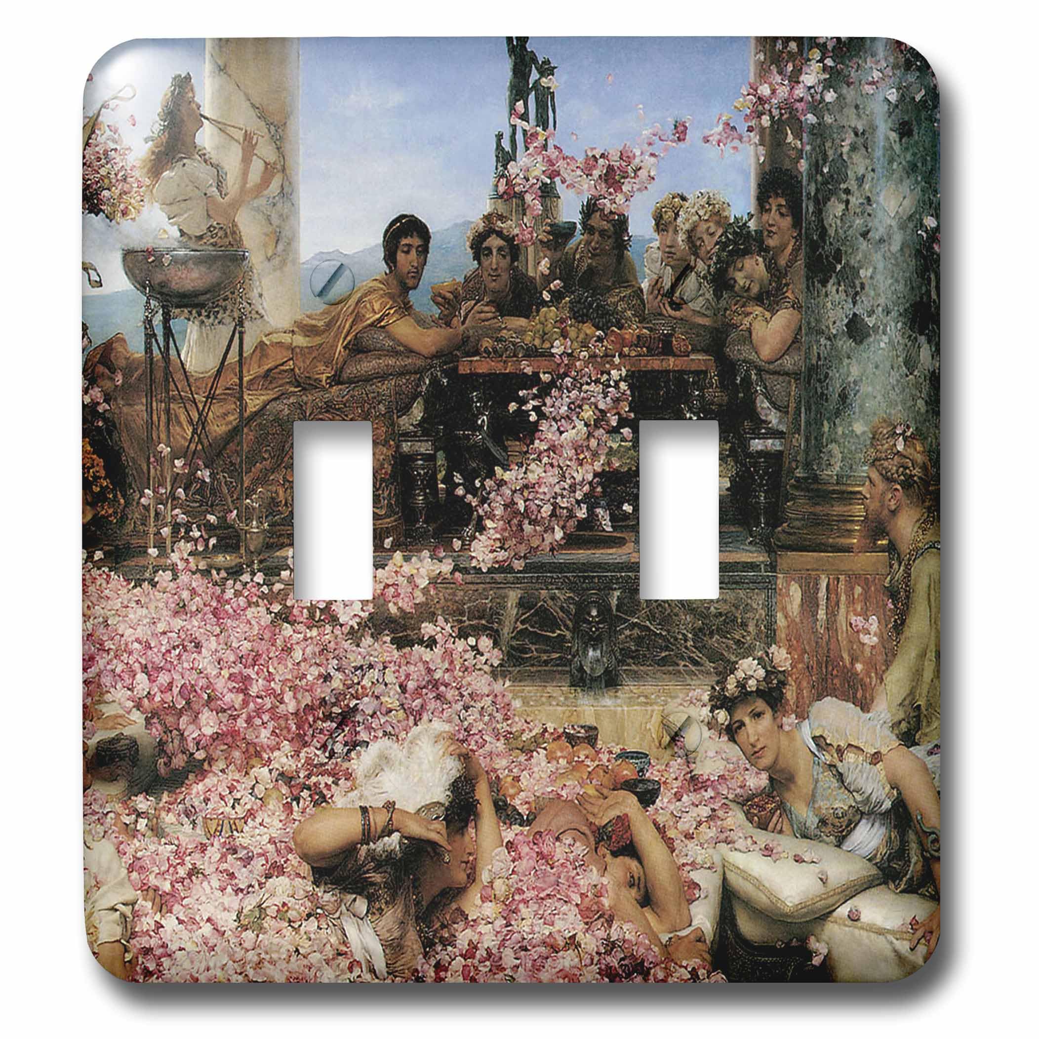 Interrupteur à bascule double Multicolore Lawrence Alma-Tadema 3dRose lsp_127223_2