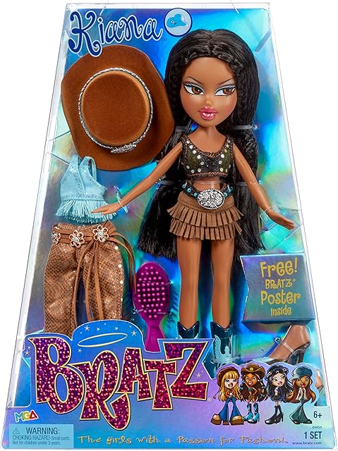 Bratz Original Fashion Doll - KIANA - Includes Two Outfits, Fashion Accessories, Special Edition Holographic Packaging & Poster - For Kids & Collectors Ages 4+