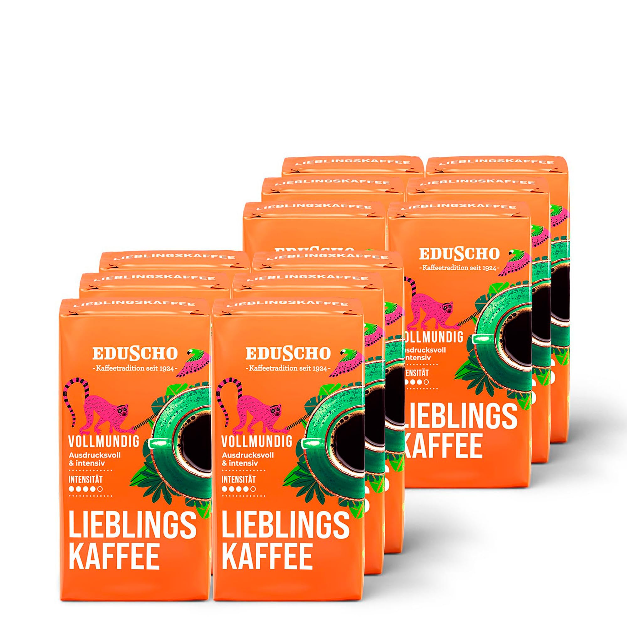 Eduscho Lieblingskaffee, gemahlen, 12x500g