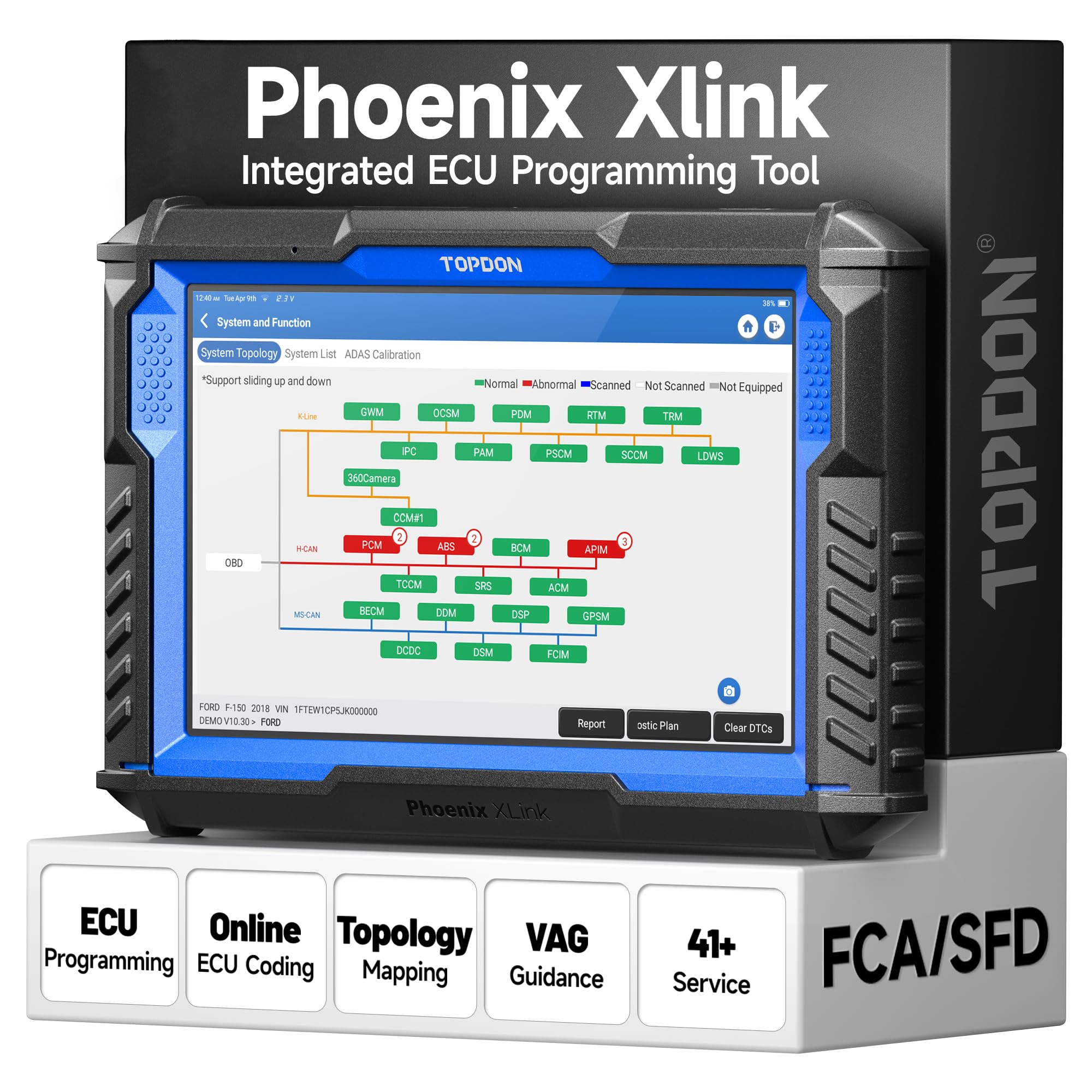 Amazon.com: TOPDON Scanner Phoenix XLink, 2026 New Gen ECU