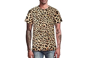 Men's Animal Print T-Shirt for a Striking Look