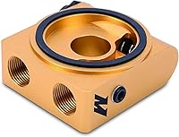 Vista 1 de Mishimoto Placa sándwich de aceite con termostato montado en la parte trasera