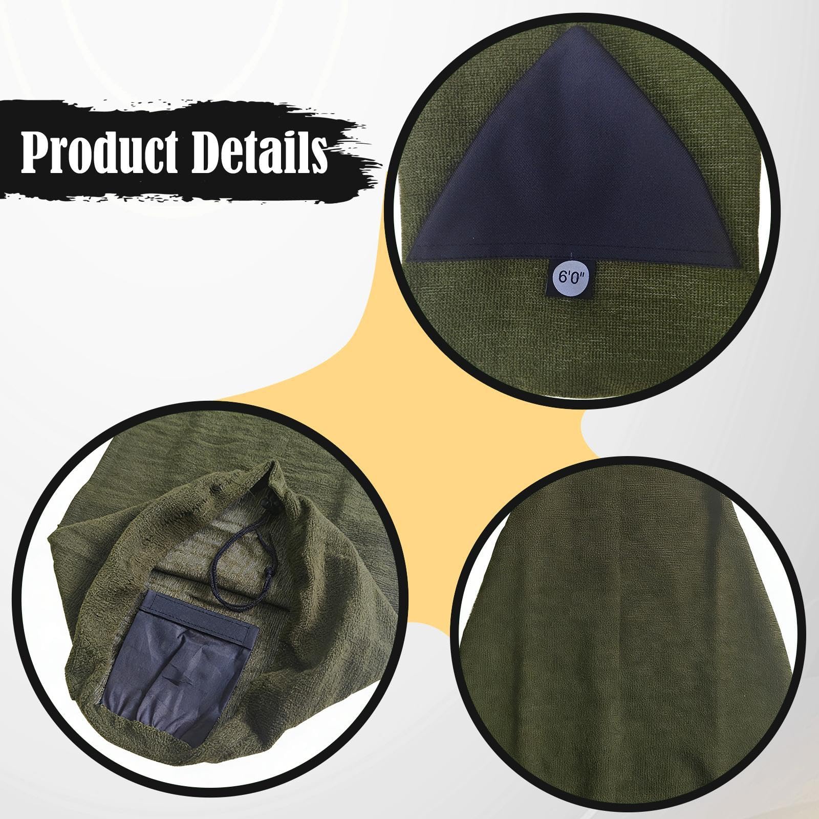 Funda Protectora Ligera para Tabla de Surf, Bolsa de Almacenamiento Elástica, Funda Plegable para Calcetín de Surf, Material, Adecuada para S