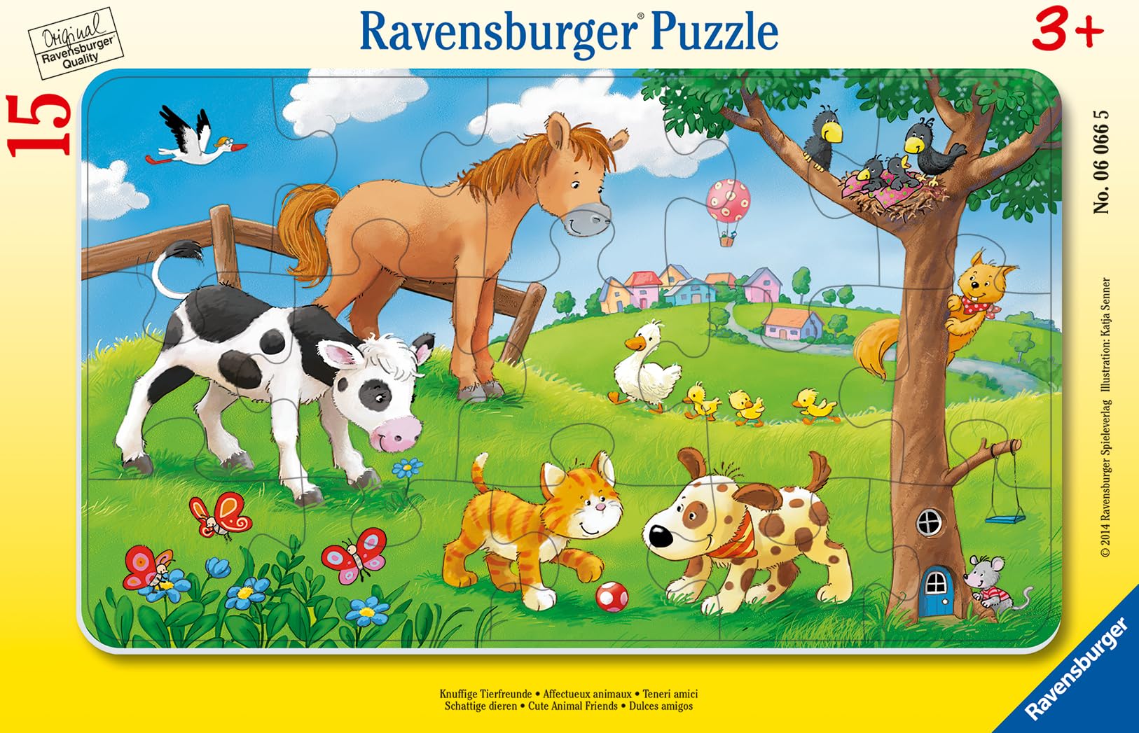 Ravensburger 06066 5 "Cuddly Animal Friends Puzzle