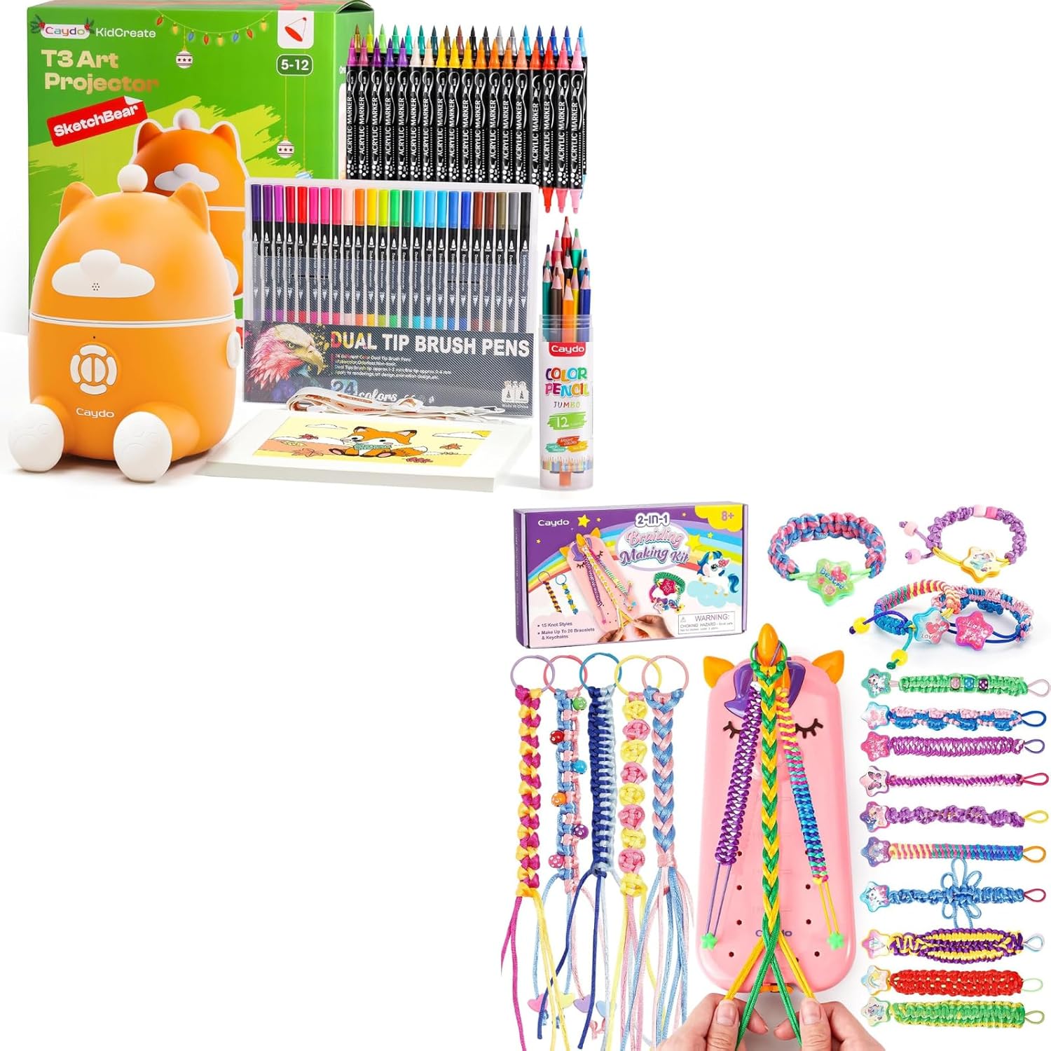 Caydo T3 Smart Drawing Projector Kit and Bracelet Maker