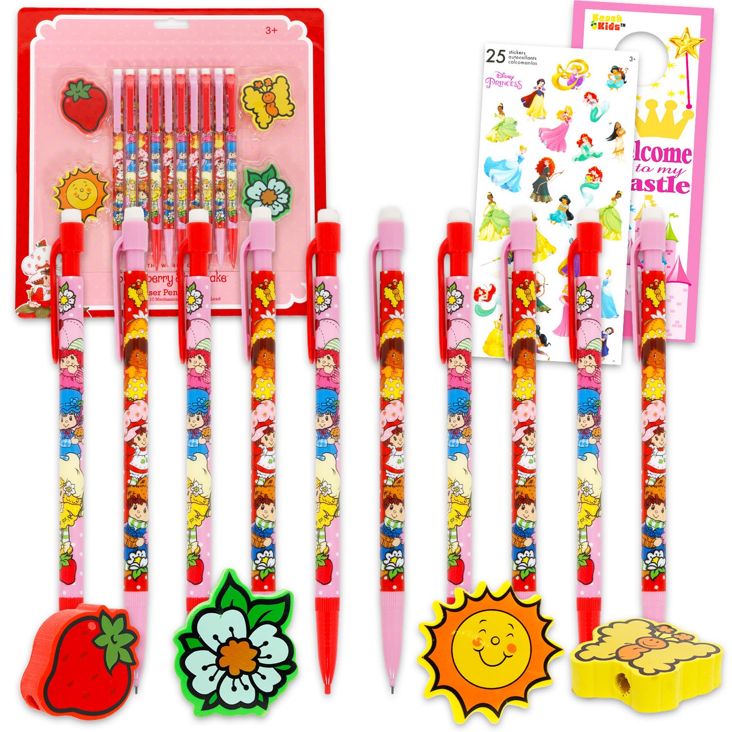 Amazon.com: 10 Count Strawberry Shortcake Mechanical Pencils for