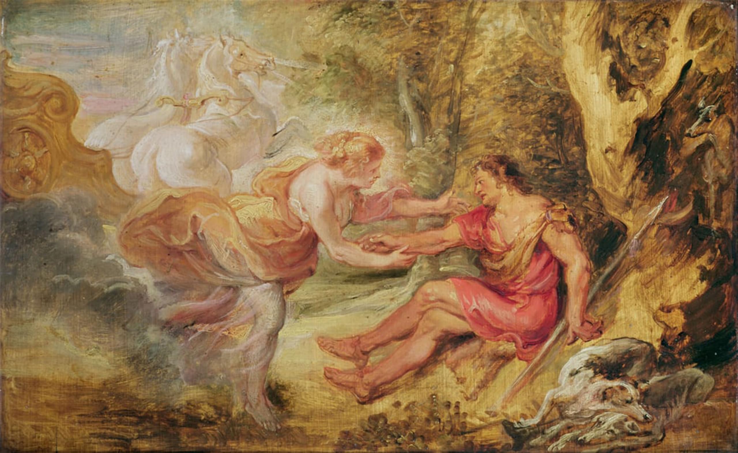 Impression d'art Rubens L'enlèvement de Céphale sur toile de qualité