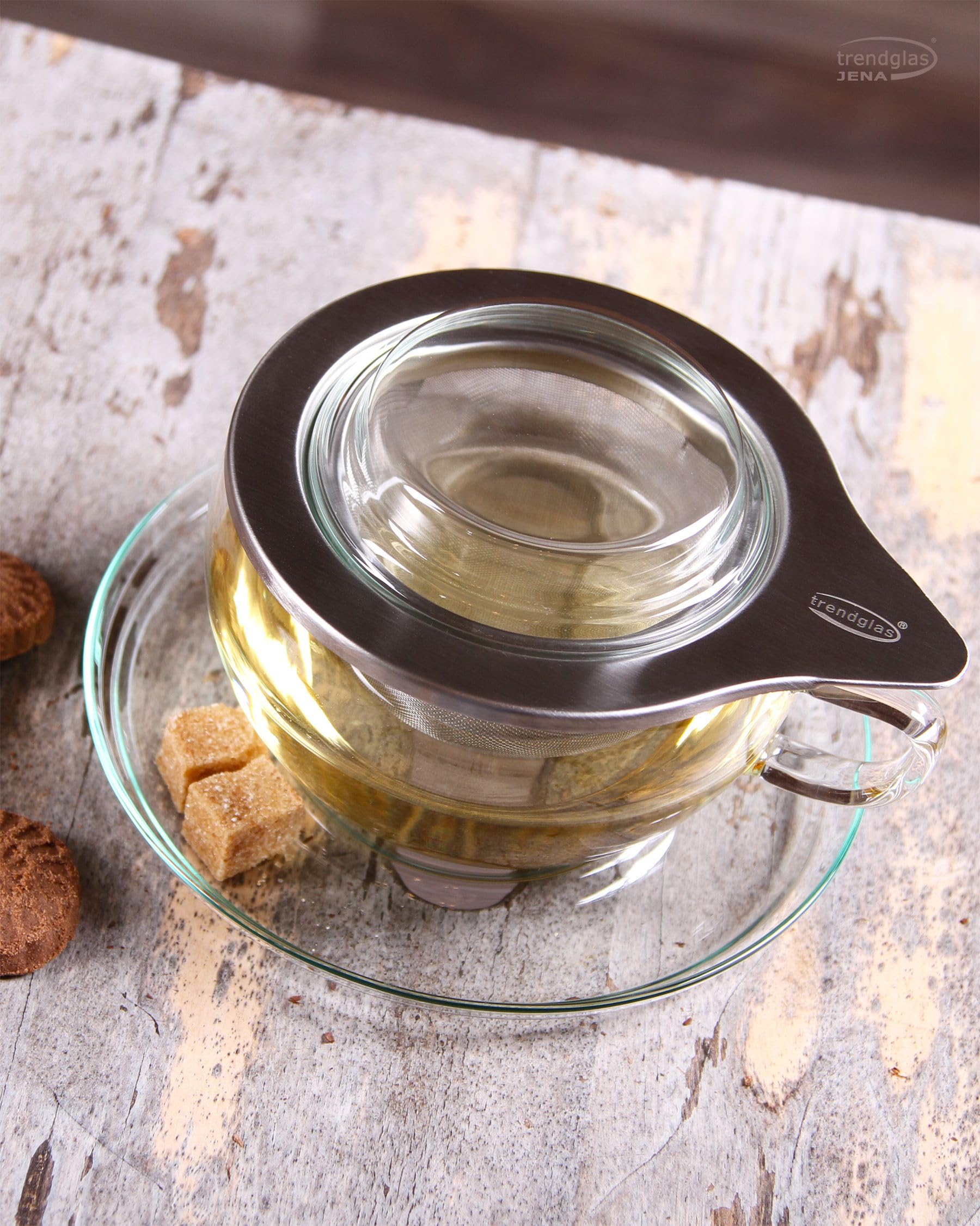 Trendglas Jena, Tazza da tè con Filtro in Acciaio