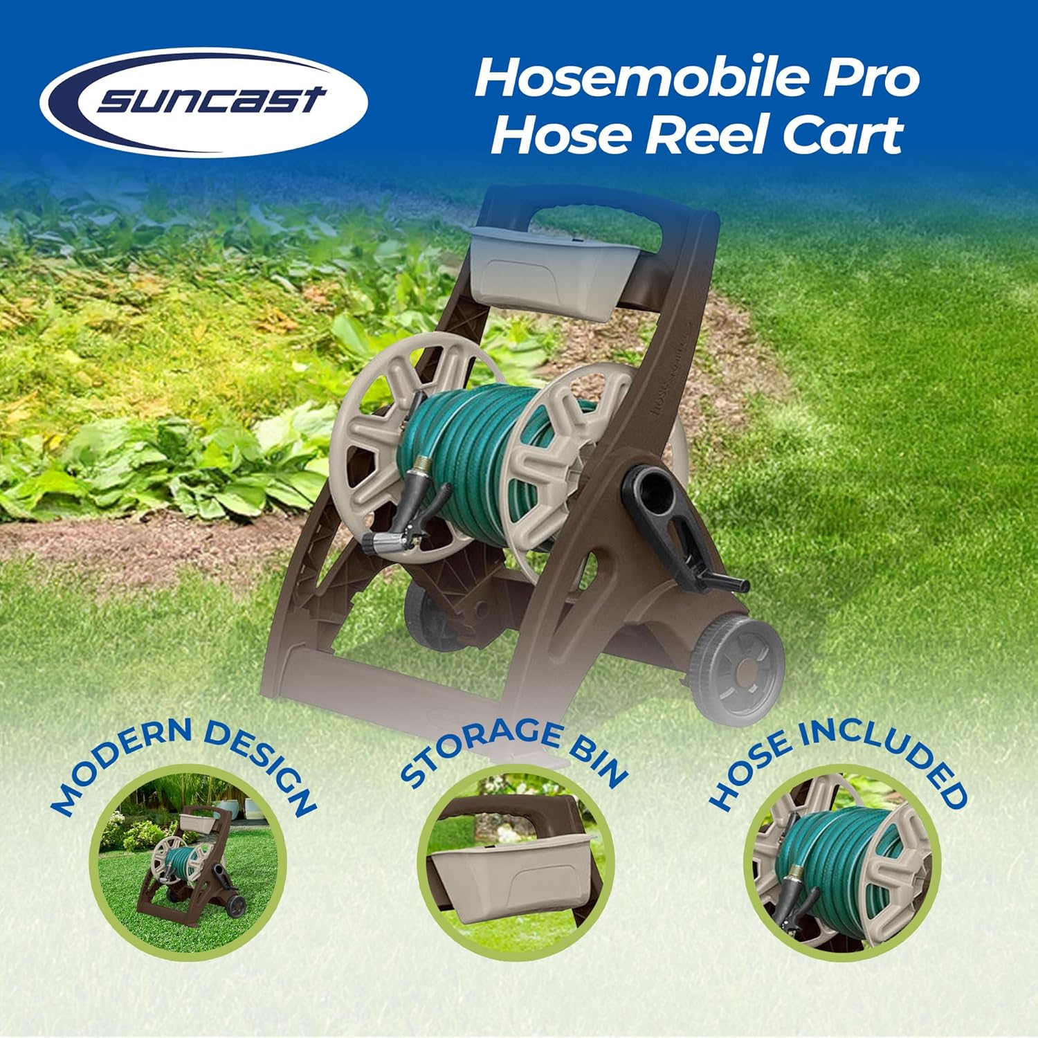 Suncast Hose Reel Cart - Image 6