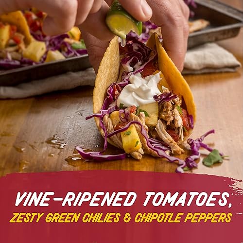 Miniatura 3 de RO-TEL Chipotle Tomates en cubitos con chiles verdes y chiles chipotle, aptos para dieta cetogénica, 10 onzas