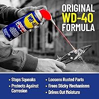 Vista 6 de WD-40 - Paquete combinado de lubricante de silicona multiuso y especialista, aerosoles inteligentes de paja de 2 maneras, fórmula original de 12