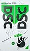 AYN Cricket Bat Sticker 2D Plain English Willow Fiber Tape Sports Accessories Protection, Krunch Green