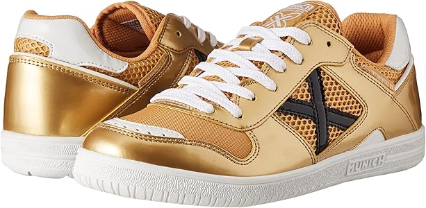 Munich Men's Continental V2 Track Shoe, Gold 29, 10 UK: Amazon.co