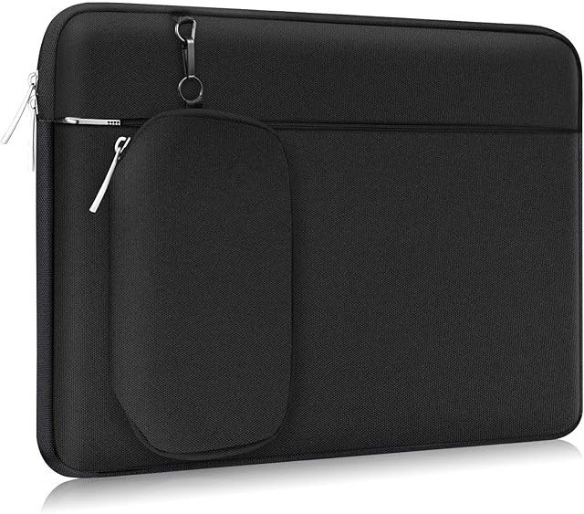 Alfheim 14-14.2 inch Laptop Sleeve Case, Waterproof Shock Resistant Lightweight Bag with Accessory Pocket, Protective Notebook Case with Detachable Small Bag, Compatible with 14.2 MacBook Pro A2442