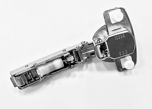 Miniatura 5 de Hettich Euro 110 Bisagra de superposición completa de cierre suave y placa de marco de cara de leva de 0.177 in (bisagra con placa de 0.177 in)