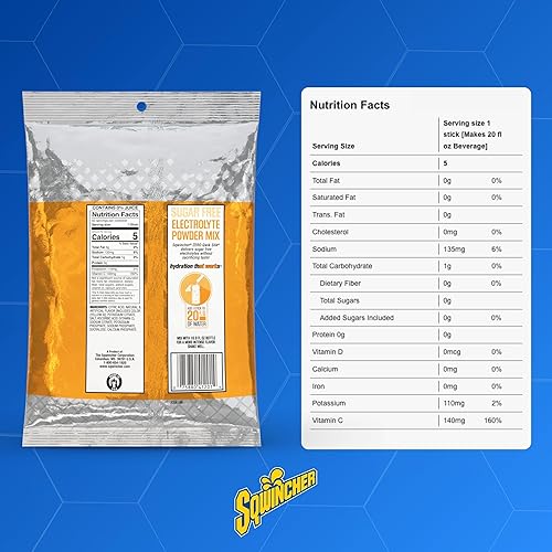 Miniatura 38 de Bebida en polvo Qwik Stik de Sqwincher, con electrolitos y sin azúcar (contiene 50 unidades), cítrico (Cool Citrus), 50