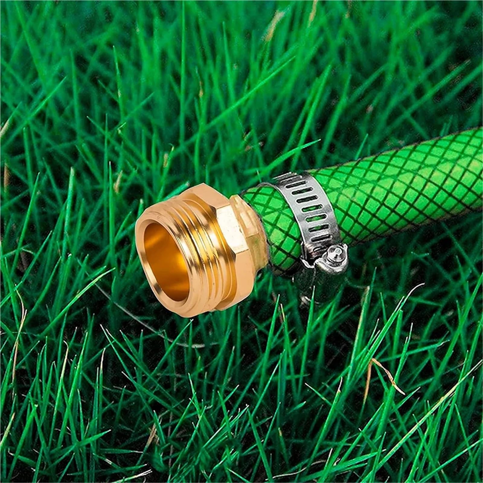 Garden Hose Repair Connector with Clamps Fit for 3/4" or 5/8" Garden Hose Fitting ()(4 Set ())