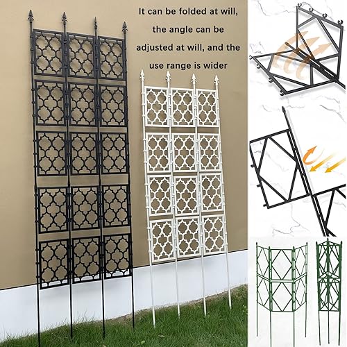 Miniatura 6 de LXBAMKEA Ayuda para escalar plantas, enrejado de jardín, verduras, frutas, vides, tomate, guisante, hiedra, estacas de soporte de plantas, valla
