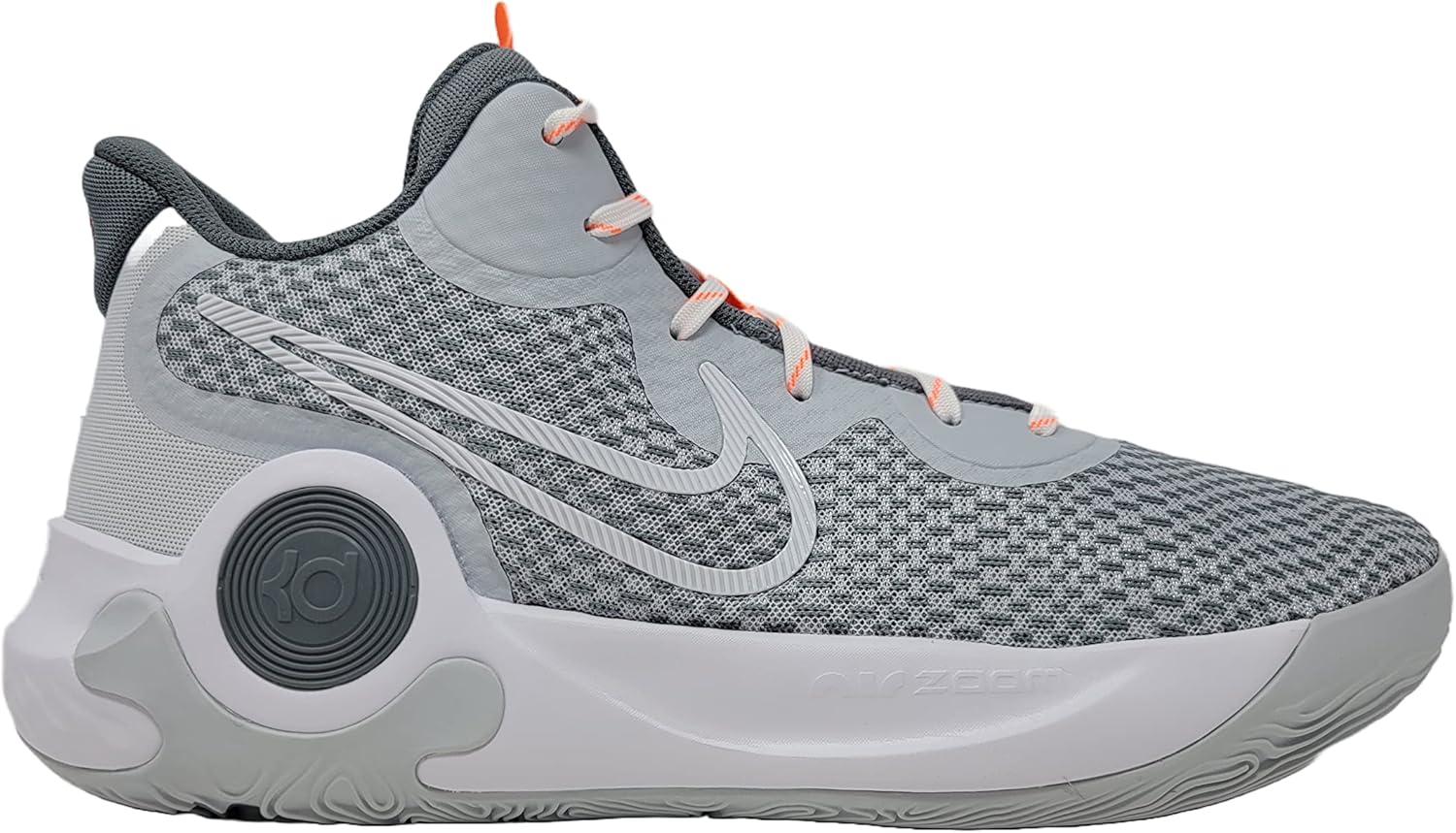 Nike Men's KD Trey 5 IX Basketball Sneakers, Pure Platinum/White-Cool Grey, 8.5 M US