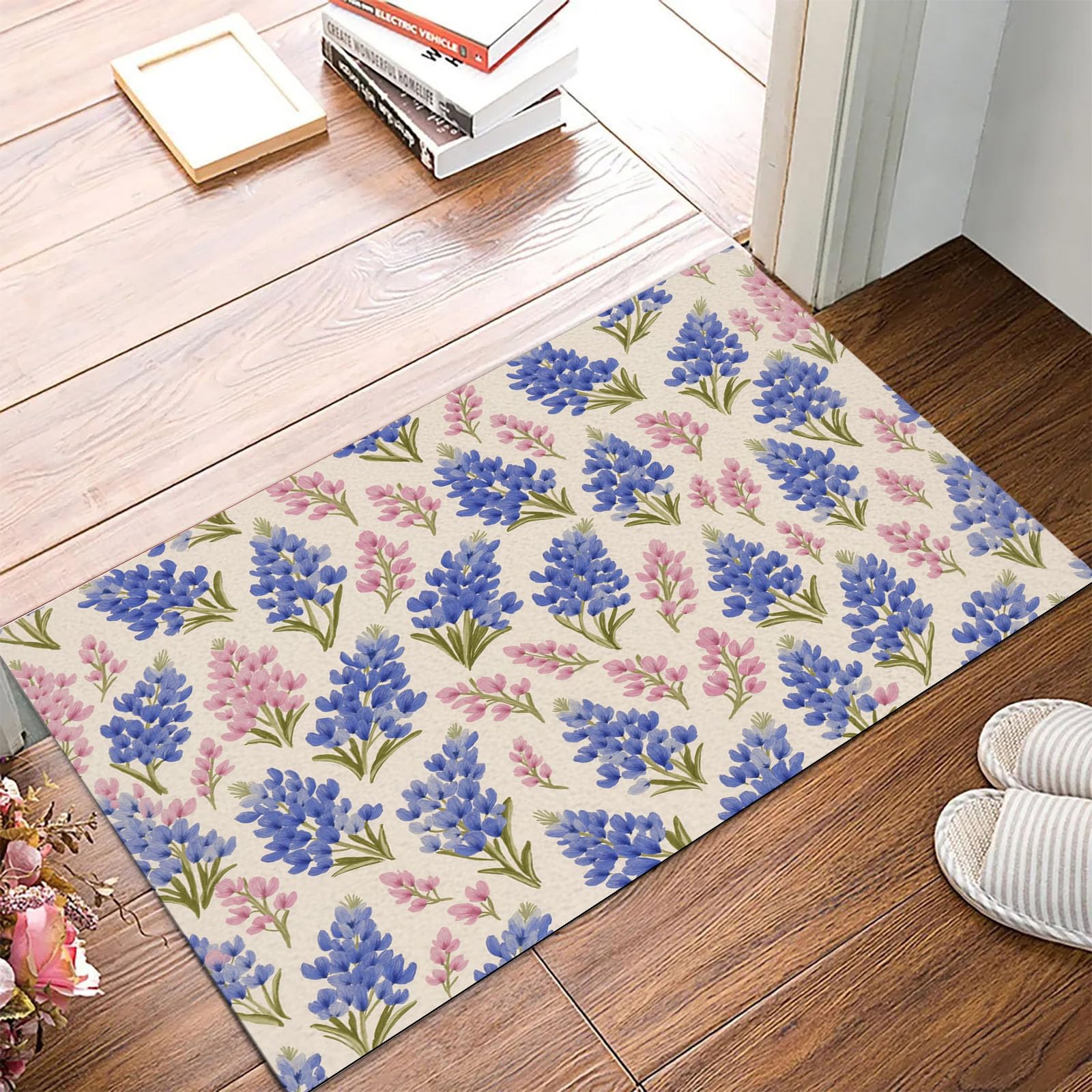 Paillasson épi de lupin lavable intérieur tapis antidérapant