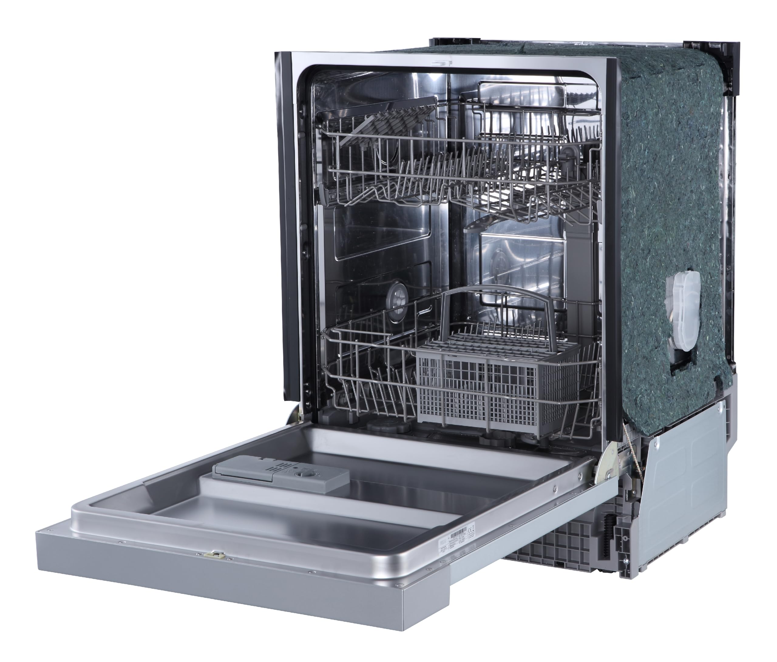 PKM Geschirrspüler GSP12-6TI-P/12 Gedecke/6 Programme/1950 Watt/52 dB/Eco-, Glas-, 90 Min-, Schnell-, Intensiv-, Universalprogramm/Startzeitvorwahl/Einbau/1 Besteckkorb/Energieeffizienz E