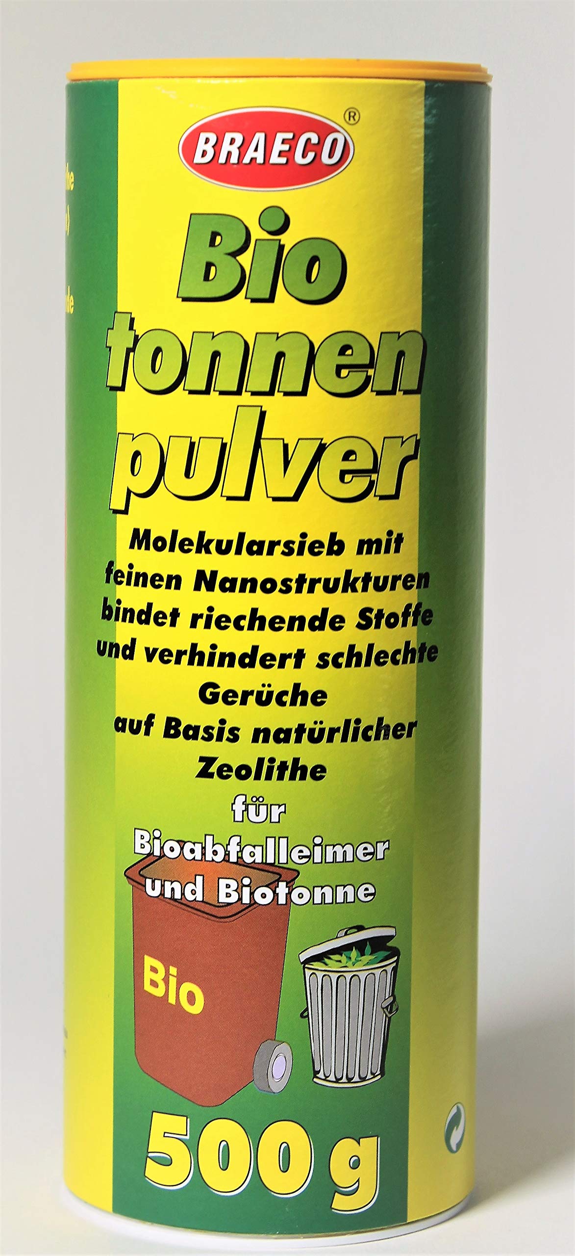 Biotonnenpulver -K&B Vertrieb- Mülleimer-Pulver Madenvernichter, gegen Maden Abfalltonne 205 (2 Dosen)