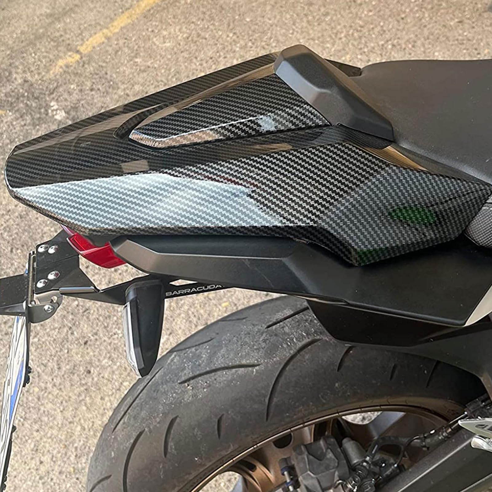 CB650R CBR 650R Soziusabdeckung ABS Heckabdeckung Sitzverkleidung Kohlefaser-Look 2019 2020