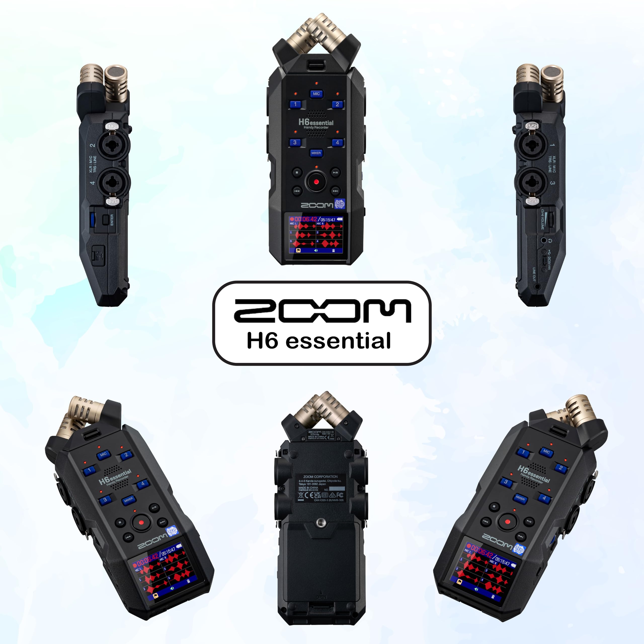 Amazon.co.jp: Zoom H6essentialハンディレコーダー、H6essential