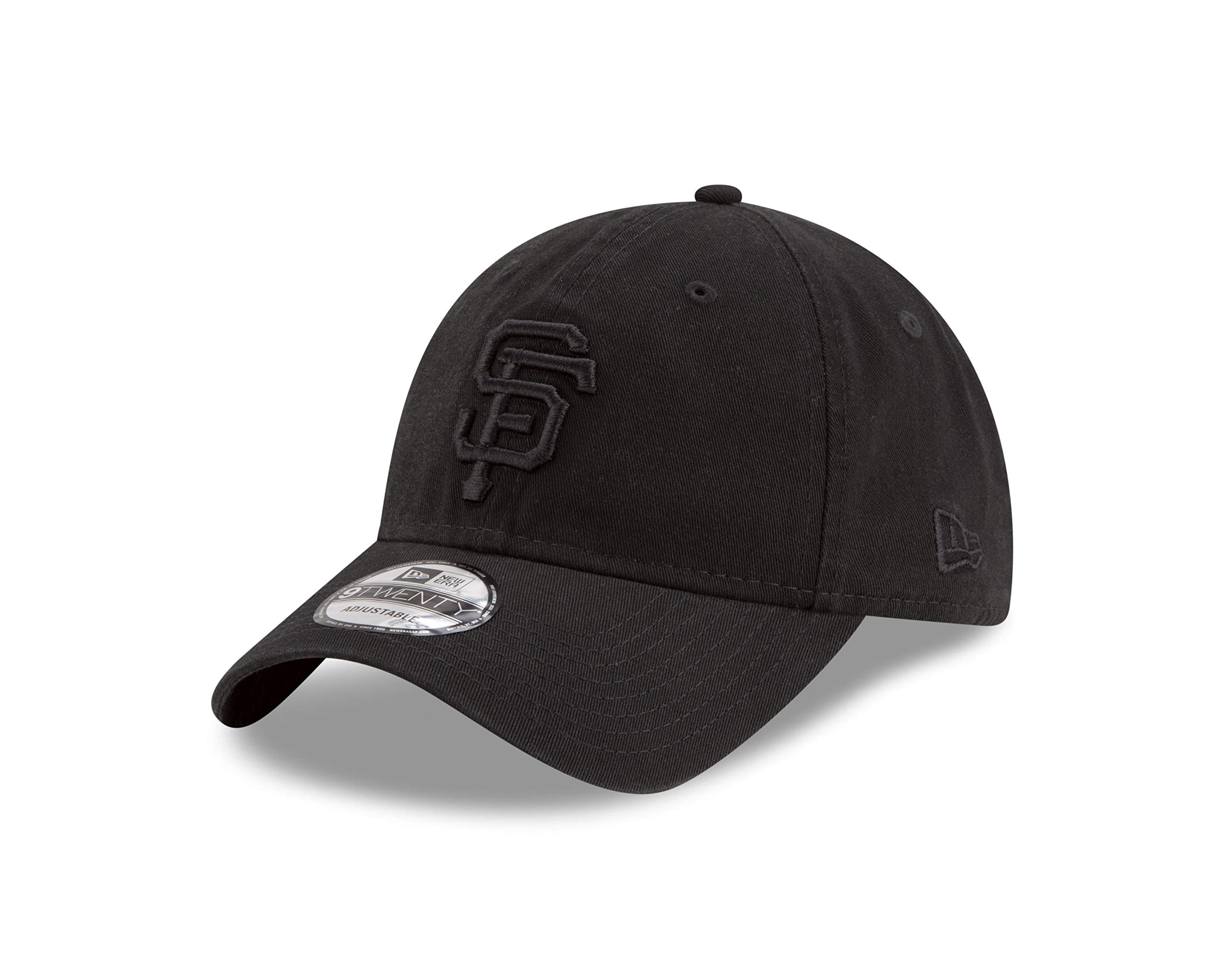 New Era San Francisco Giants 9twenty Adjustable Cap MLB Black On Black Black - One-Size