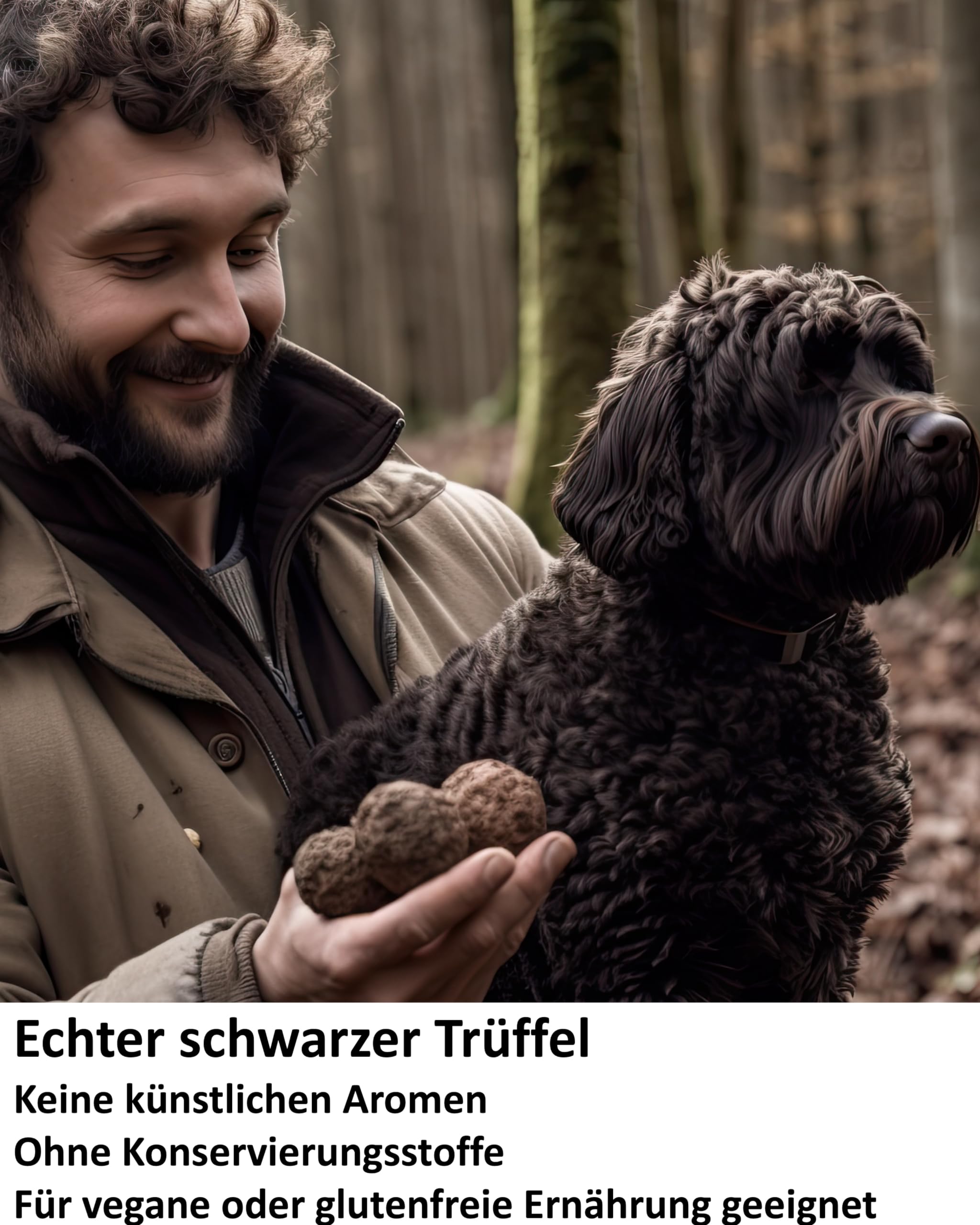 25 Gramm Ganzer schwarzer Trüffel, ohne Zusatzstoffe, ohne Aromastoffe, ohne Konservierungsstoffe