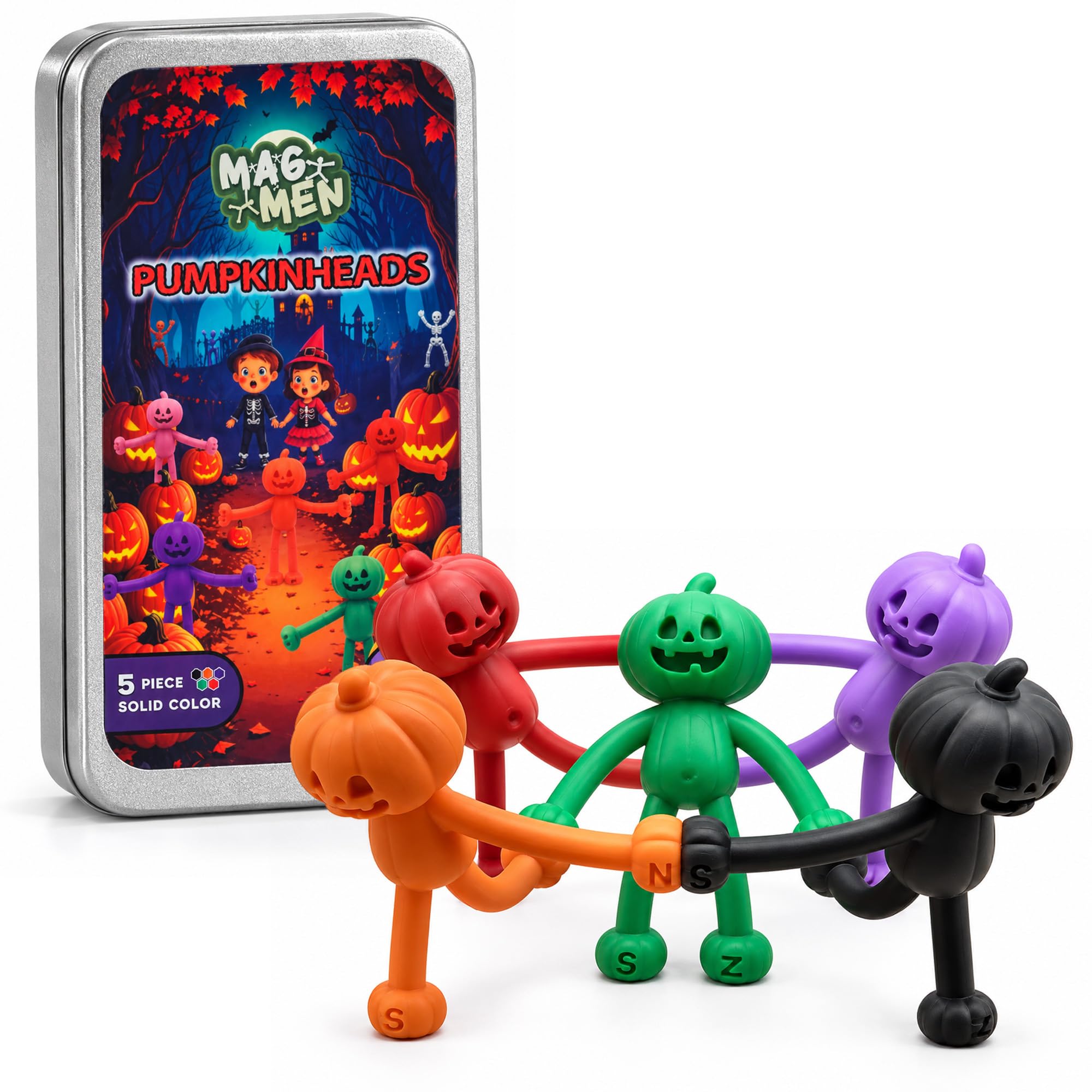 Amazon.com: MAGMEN Pumpkinhead Magnetic Halloween Gift for Kids