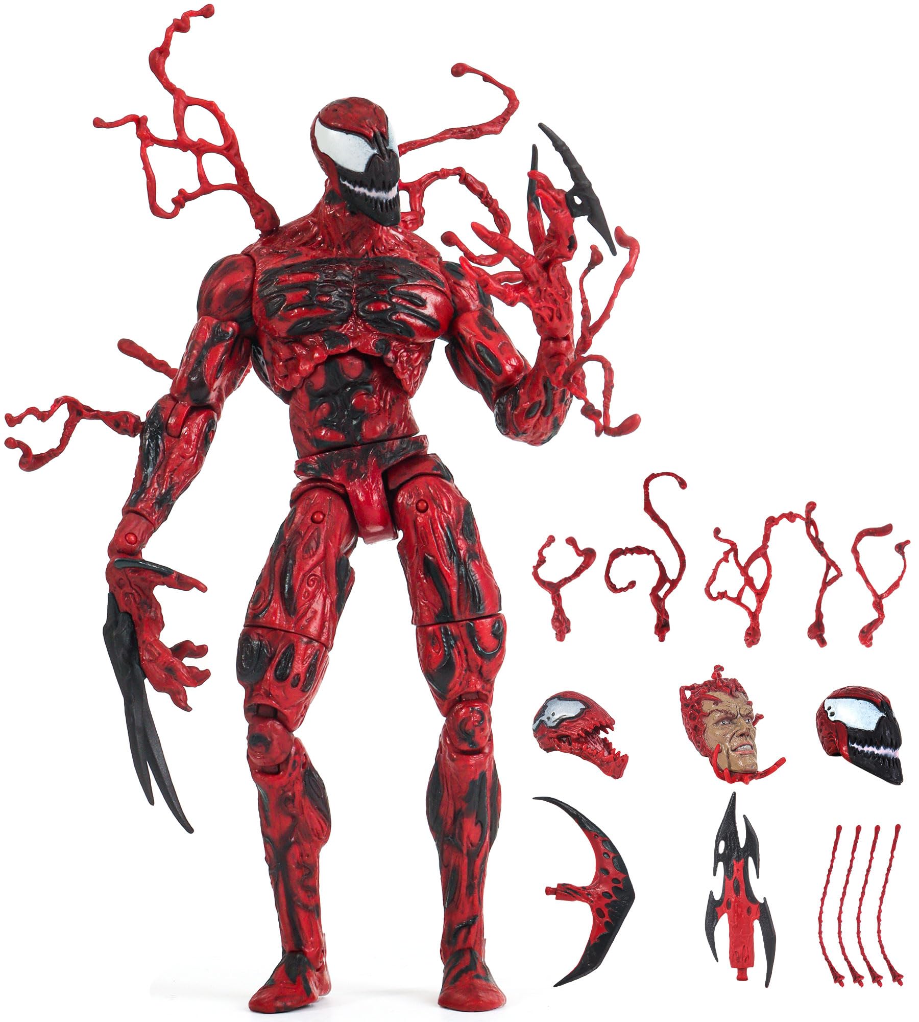 Movie Themed Action Figure - 8 Inch Collectible Action Figures Toy Legends Series, Anti Hero Model Figurines Statue Toy for Boys Kids Fans Birthday Gift, Home Desk Decoration, Red