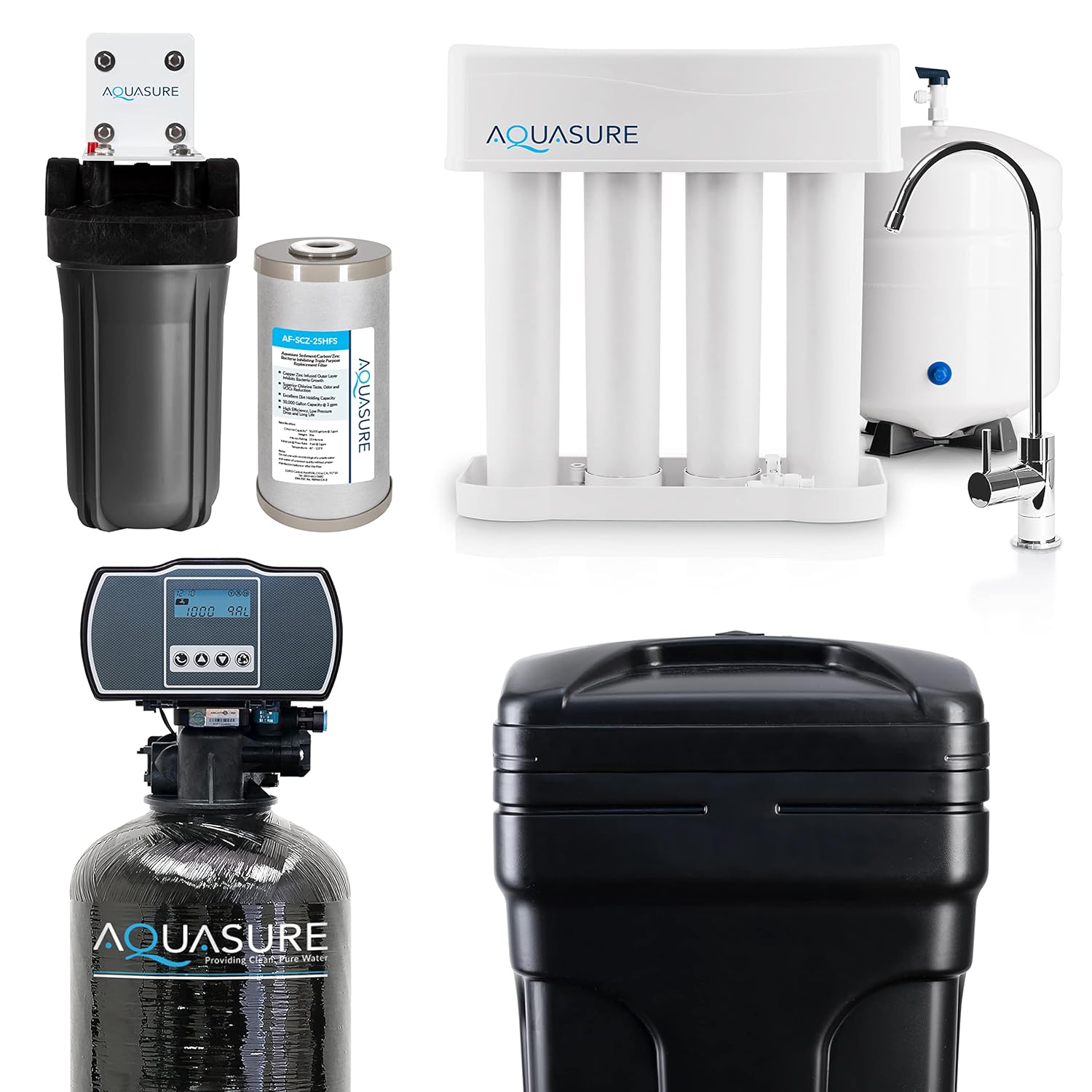 Aquasure 32,000 Grain Whole House Water Filtration System