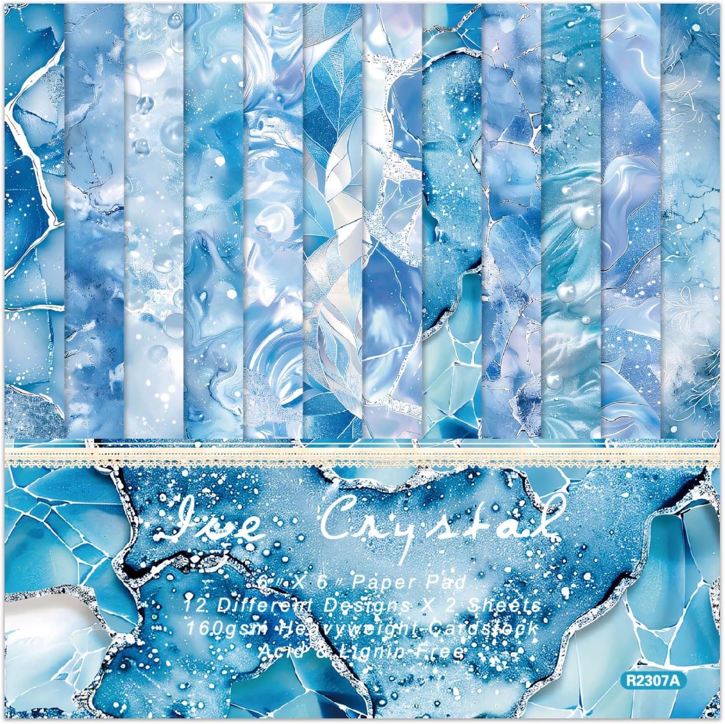 Blue Aesthetic Scrapbook Paper Pad, 24 Sheets 6 x 6 Inch Patterned Designed Wedding Decorative Decoupage for Card Making Folded Supplies Gift Wrapping Journals DIY Crafts Photo Album Blue Aesthetic Scrapbook Paper Pad, 24 Sheets 6 x 6 Inch Patterned Designed Wedding Decorative Decoupage for Card Making Folded Supplies Gift Wrapping Journals DIY Crafts Photo Album