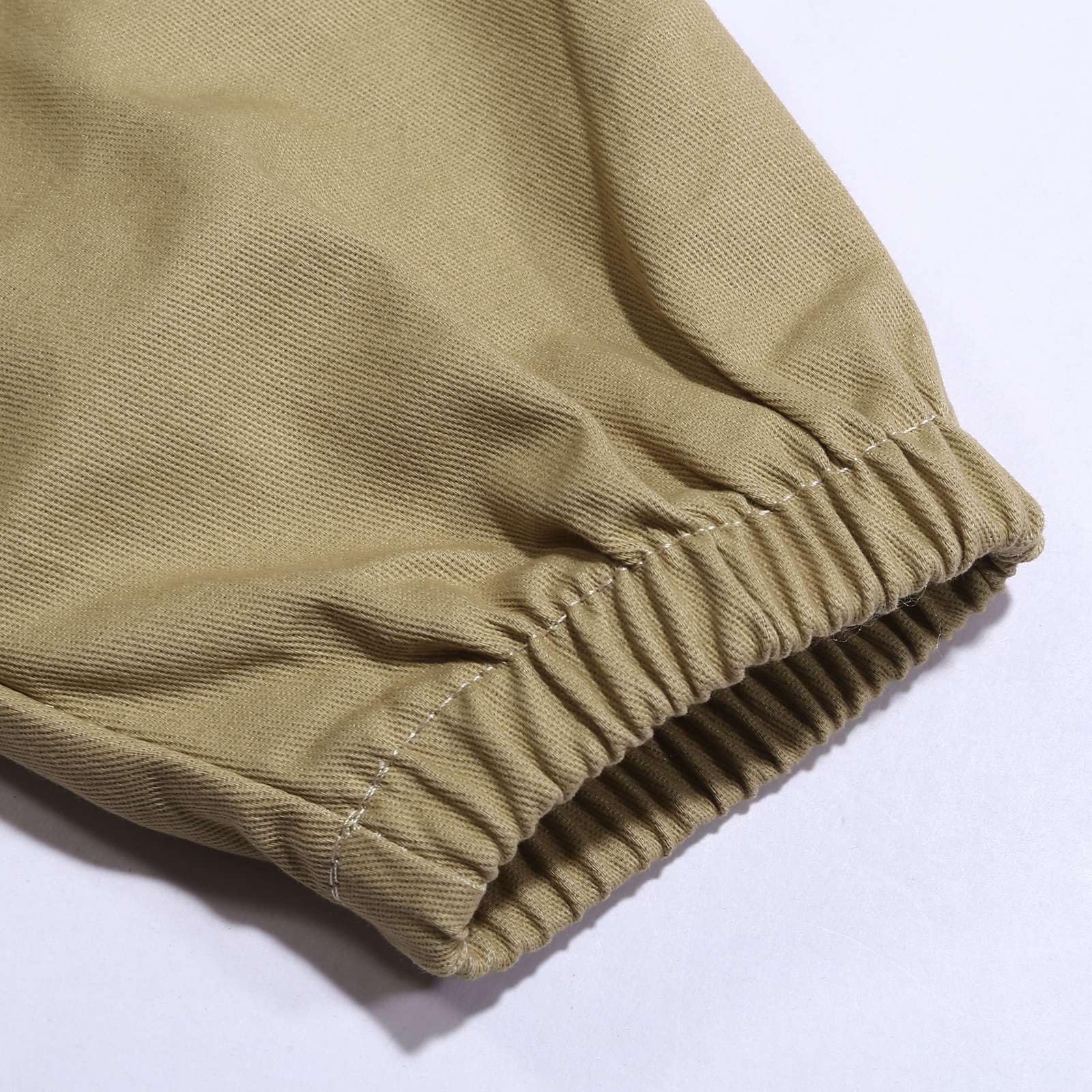 Boys Summer Casual Cargo Pants Loose Fit Activewear Sweatpants Comfortable Breathable Kids Trousers (Khaki, 12-13 Years)