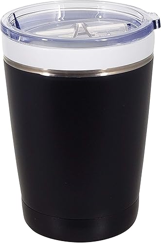 Miniatura 7 de CeramiSteel Taza de viaje de cerámica para café (22 onzas), borde de cerámica y revestimiento interior en vaso de acero inoxidable aislado, acabado