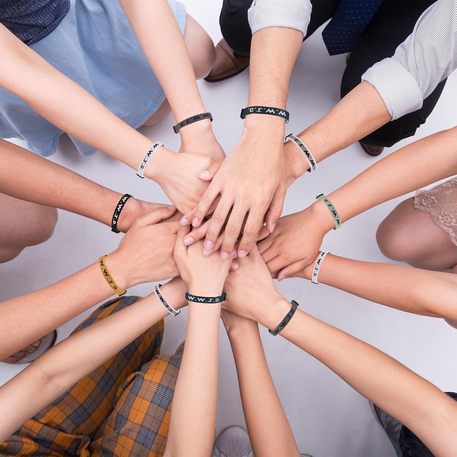 80PCS WWJD Christian Bracelet Pack for Women Men, Christian Gifts Adjustable WWJD Bracelets Bulk - What Would Jesus Do Wristbands - Image 5