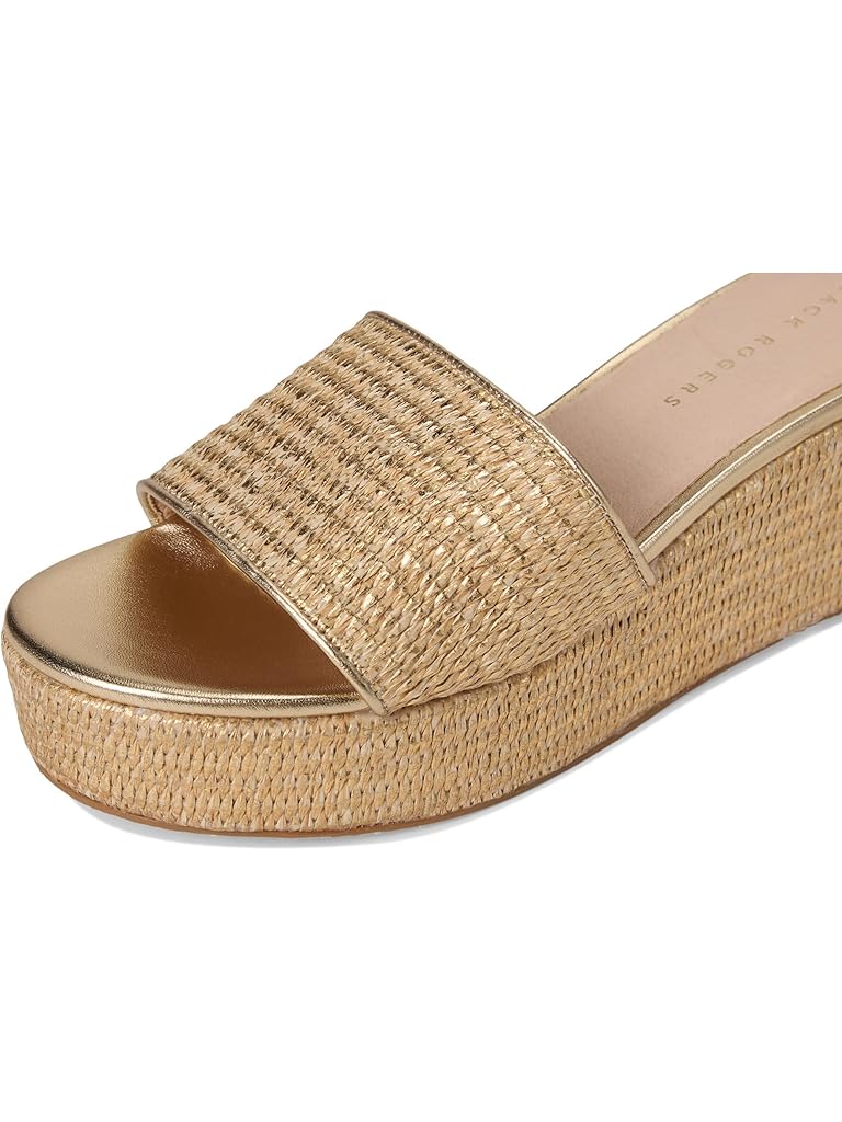 Gold Jack Rogers Bay Mid-Wedge