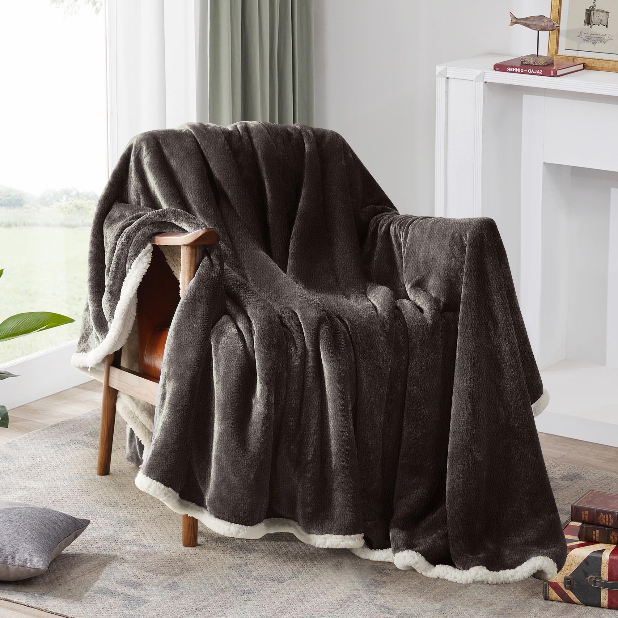 BEAUTEX Sherpa-Decke: Superweich & Kuschelig, Doppelseitig Flauschig – Perfekt Für Sofa, Bett & Als Geschenk!