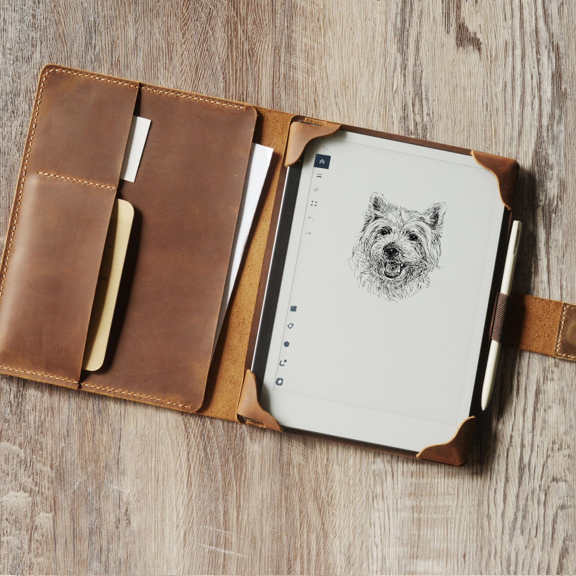 液タブ・ペンタブ reMarkable 2 + Premium leatherBook Folio Amazon.com: Book Folio – Official reMarkable 2 Cover | Slim