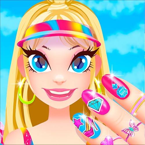 Pink Doll Nails Salon Beauty Games